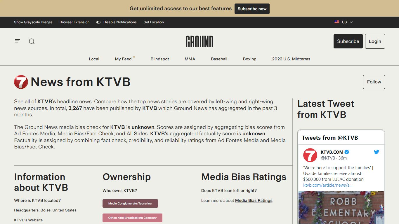KTVB Breaking News Headlines Today | Ground News